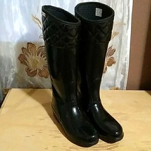 HUNTER  original tall black Rain boots size 7